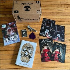 Owlcrate Supernatural Horror Bookish Bundle, Horrid + Bone Houses, Book Club